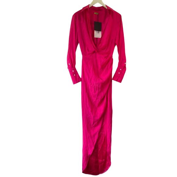 Gauge81 Naha Long Dress Fuchsia - Picture 4 of 10